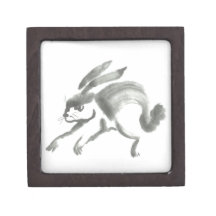 March Hare - Sumi-e [ink painting] Premium Gift Box