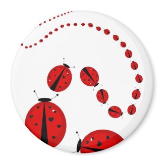 March of the Lady Bugs magnet