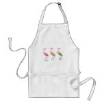 March of the Tropical Flamingos aprons