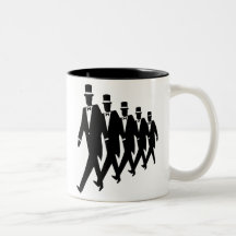 March of the Tuxes Mug