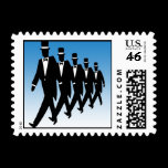"March of the Tuxes" postage