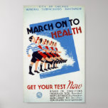 March on tho health posters