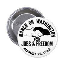 March on Washington 1963 Pinback Buttons