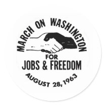 March on Washington 1963 Stickers