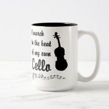 March to the Beat: Cello Mug