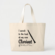 March to the Beat: Clarinet Canvas Bag
