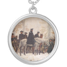 March to Valley Forge - William Trego  (1883) Pendant
