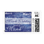 March Wedding In Blue