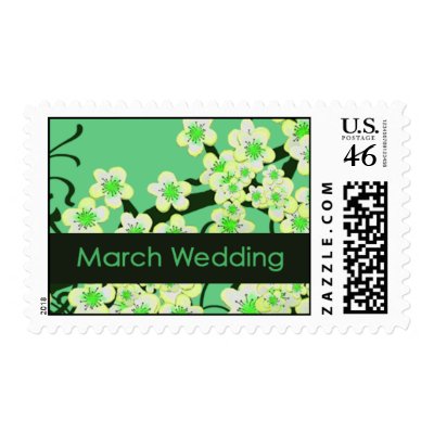 March Wedding Stamps