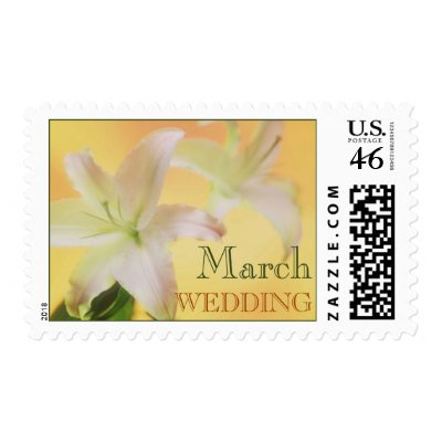 March Wedding stamps