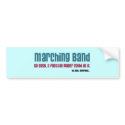 Marching Band bumper stickers by musicloverdesigns Marching Band bumper stickers
