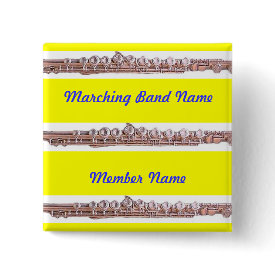 Marching Band Buttons ~ Flute button