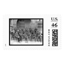 Marching Band Claflin University 1898 postage by lc_vintagephotos Marching Band Claflin University 1898 postage