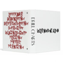 Marching Band Drill Chart D-Ring Binder