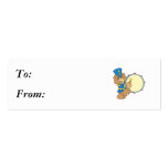 Marching Band Drummer Bear Business Card Template