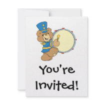 Marching Band Drummer Bear Announcement