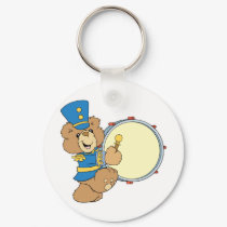 Marching Band Drummer Bear keychains by doonidesigns Marching Band Drummer Bear keychains