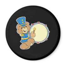 Marching Band Drummer Bear Magnets