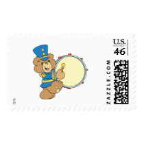 Marching Band Drummer Bear postage