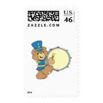 Marching Band Drummer Bear postage