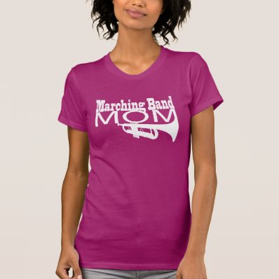 Marching Band Mom Trumpet Shirts