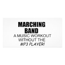 Marching Band Music Workout Photo Cards