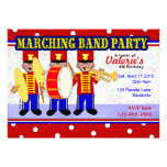 Marching Band Party Custom Invitations