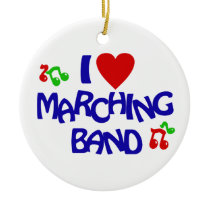 Marching Band Photo Christmas Ornament
