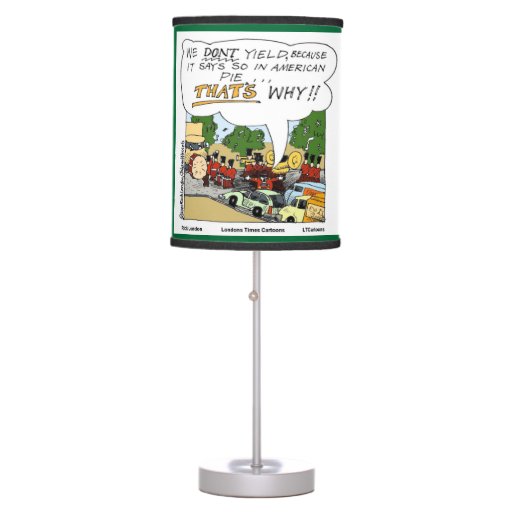 Marching Band Refused To Yield American Pie Lamp Zazzle