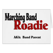 Marching Band Roadie Greeting Card