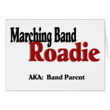 Marching Band Roadie Greeting Card
