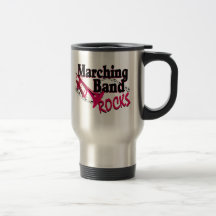 Marching Band Rocks Coffee Mugs