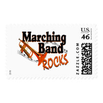 Marching Band Rocks Postage Stamp