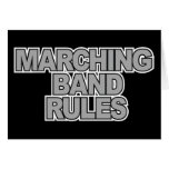 Marching Band Rules Greeting Cards