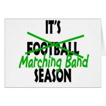 Marching Band Season Greeting Cards