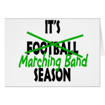 Marching Band Season Greeting Cards