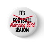 Marching Band Season / Red Pinback Buttons