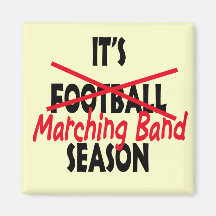 Marching Band Season / Red Fridge Magnets