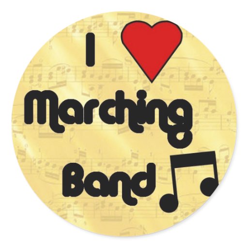 Marching Band Sticker Zazzle
