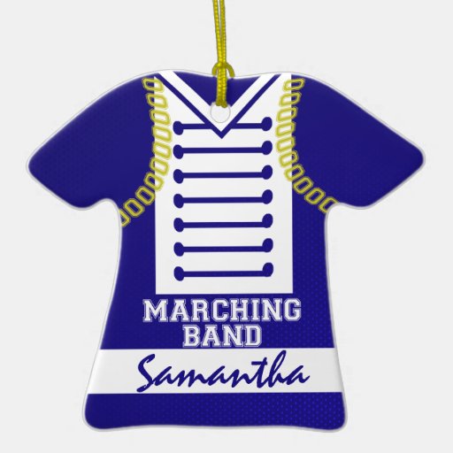 Marching Band Uniform Photo Christmas Ornaments