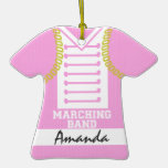 Marching Band Uniform Photo Pink Ornament