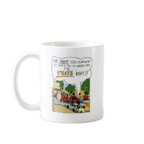 Marching Band Yields Funny Offbeat Cartoon Gifts Coffee Mug
