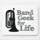 Marching Baritone Band Geek Mouse Pad