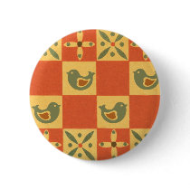Marching Birds Design Botton buttons