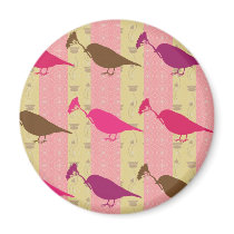 Marching Birds Design Magnet