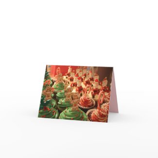 marching cupcake recipe greetig card card