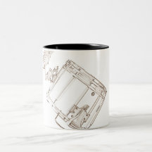 Marching Snare Drum Coffee Stein or Mug