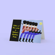Marching Toy Soldier Birthday Card Card