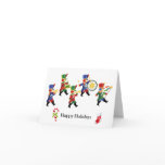 Marching Toy Soldiers Christmas Greeting Card