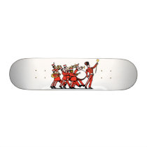 Marching volume skate board